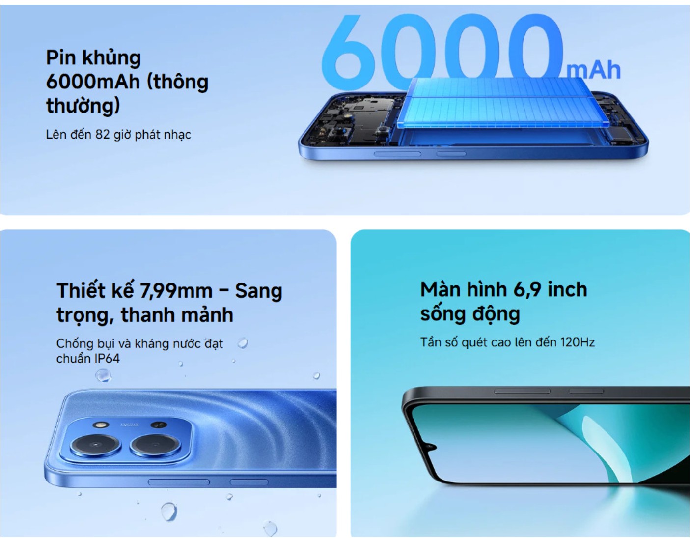 Redmi 15C – Smartphone giá rẻ của Xiaomi, lựa chọn hoàn hảo cho học sinh sinh viên