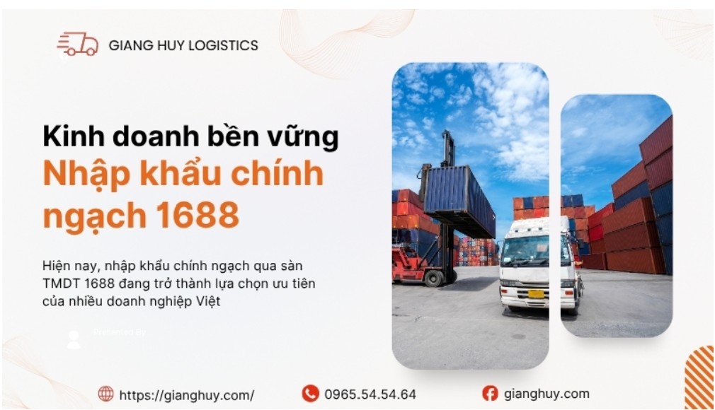 Quy trình nhập hàng 1688 chính ngạch về Việt Nam